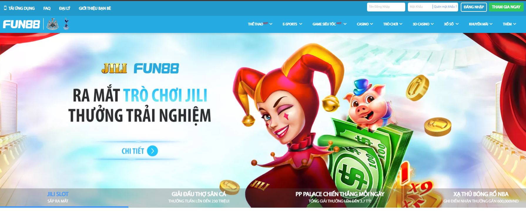 top 9 link vào FUN88