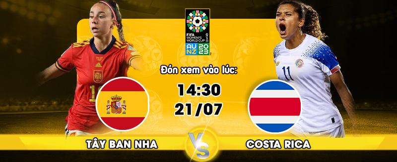 Nhận định trận đấu Nữ Tây Ban Nha vs Nữ Costa Rica