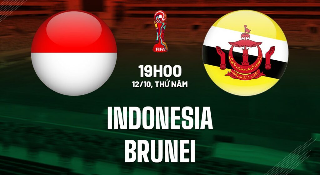 Soi kèo Indonesia vs Brunei 19h00 ngày 12/10 5 soi keo indonesia vs brunei 1
