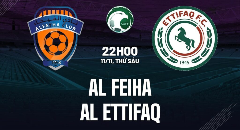 Nhận định soi kèo Al Feiha vs Al Ettifaq  