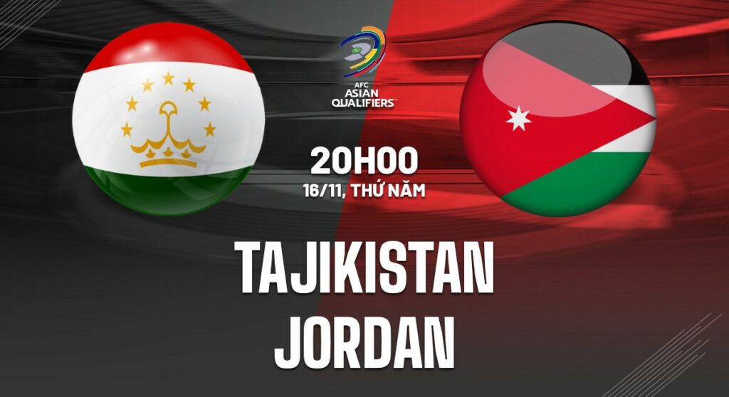 Nhận định soi kèo Tajikistan vs Jordan  